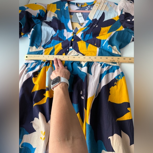 NWT Anthropologie Conditions Apply Ronika Maxi
Dress Puff Sleeve Floral Print XL - Picture 12 of 16